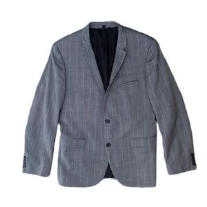Hugo Boss Mens Adris Heibo Wool Linen Blazer 2-Button Sports‎ Coat Jacket 44R